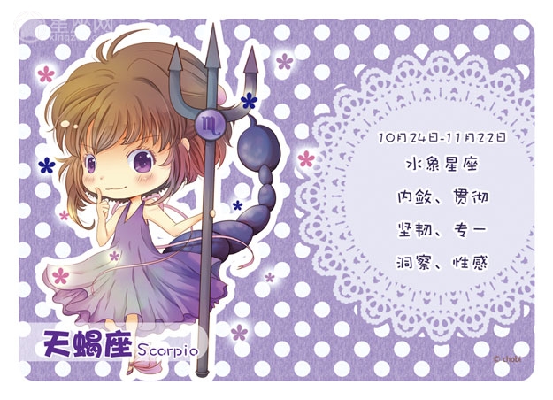 12星座人物插画 星座网