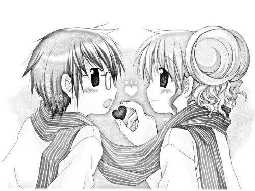 双子座素描男生图片