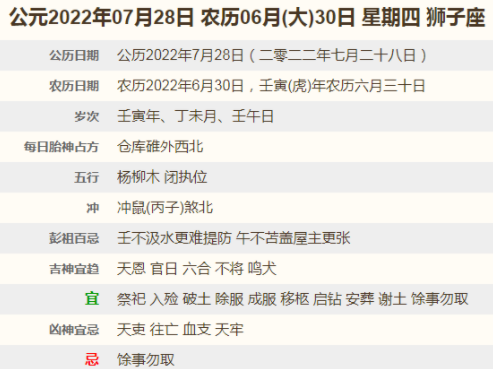 1.png 2022年7月28日五行穿衣指南,五行旺运幸运颜色搭配分享