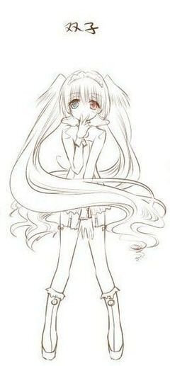 十二星座手绘萌图