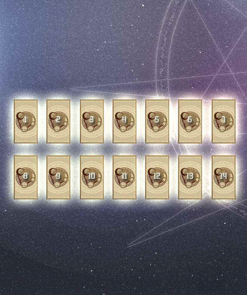 塔罗牌阵 用以占卜下周的运势