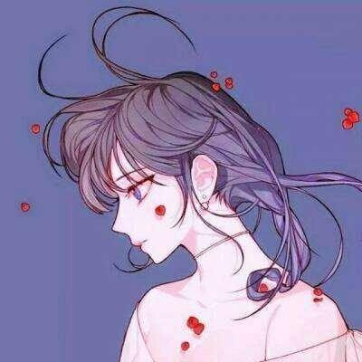 卡通情侣头像--二分之一